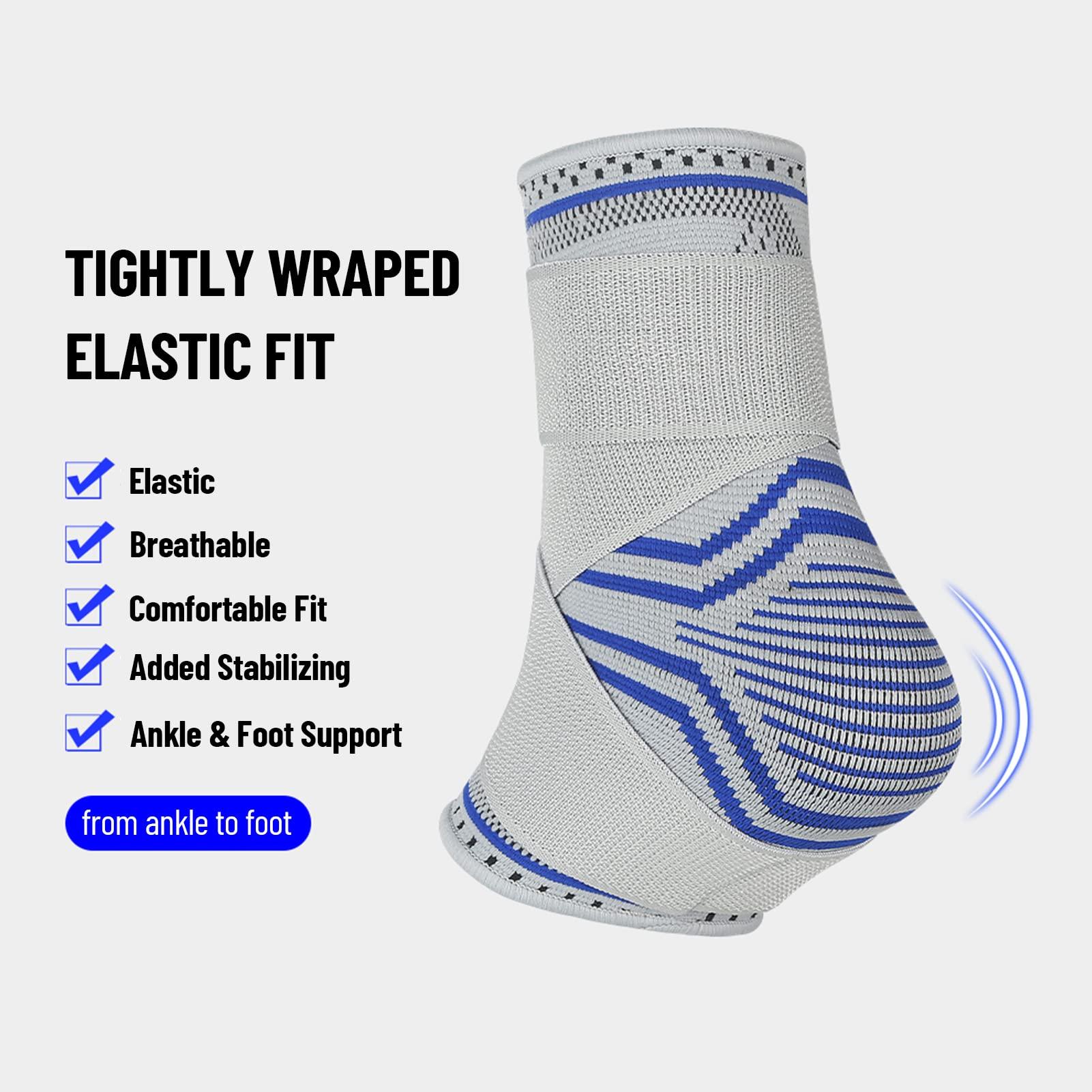 Qunan Qunan Ankle Port Adjustable Port Elastic Bands for Basketball Cycling Protection