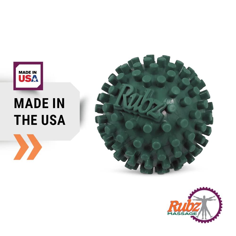 Due North Due North Foot Rubz Foot Hand and Back Massage Ball, Relief from Plantar Fasciitus, Green