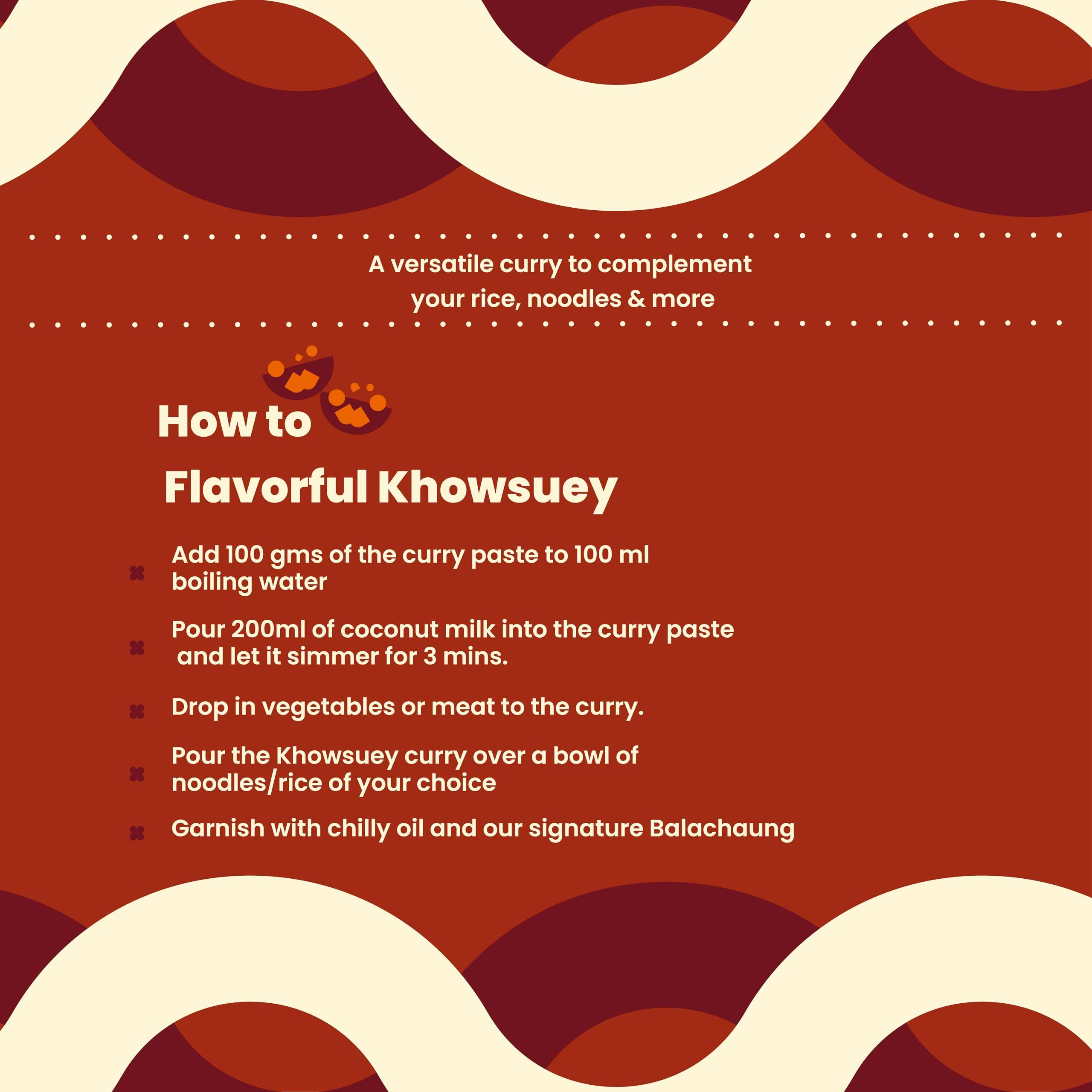 BURMA BURMA Burma Burma Khowsuey Curry Paste - 175 Gms | Authentic Burmese Ready-to-Cook Restaurant Style Khow Suey Paste | 3 Step Cook 100% Vegan & Gluten-Free | Serves 4-5 (Pack of 1)