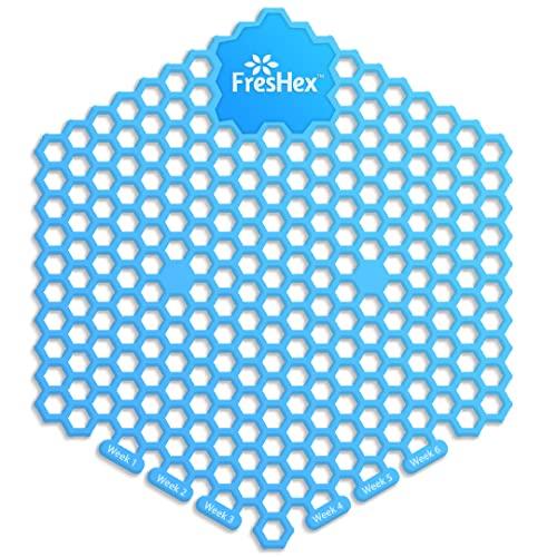 FresHex FresHex Fragrant Urinal Screen Hexapack with 3 Pieces of Arabic Oudh and 3 pieces of Ocean Breeze