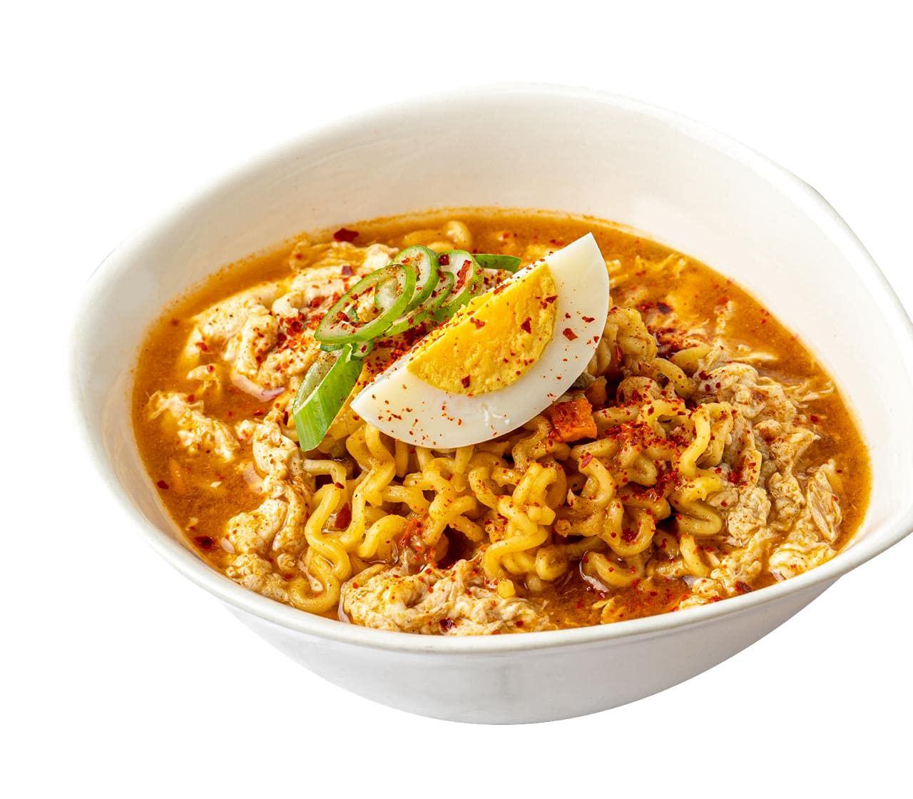 Wang Ramen Wang Ramen Korean Style Hot And Spicy Chicken Noodles (Pack Of 5), 1.07 Kilograms