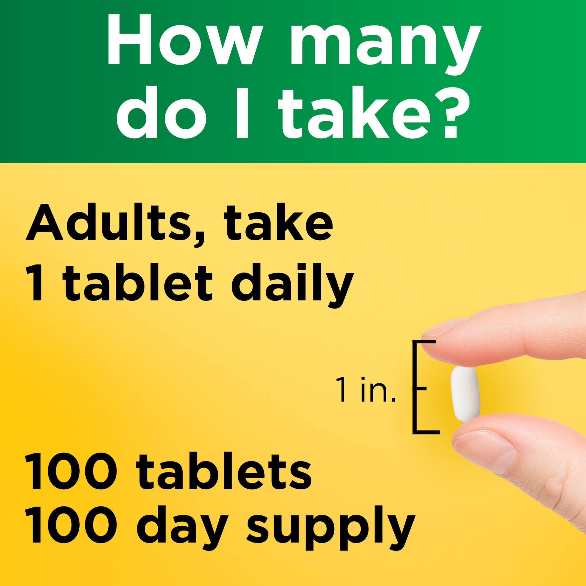 Nature Made Nature Made Potassium Gluconate 550mg, 100 Tablets