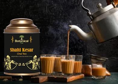 Botanical Sage Shahi Kesar Chai Tea 200g | Premium Chai Tea With Kesar | Selected | Luxury Tea