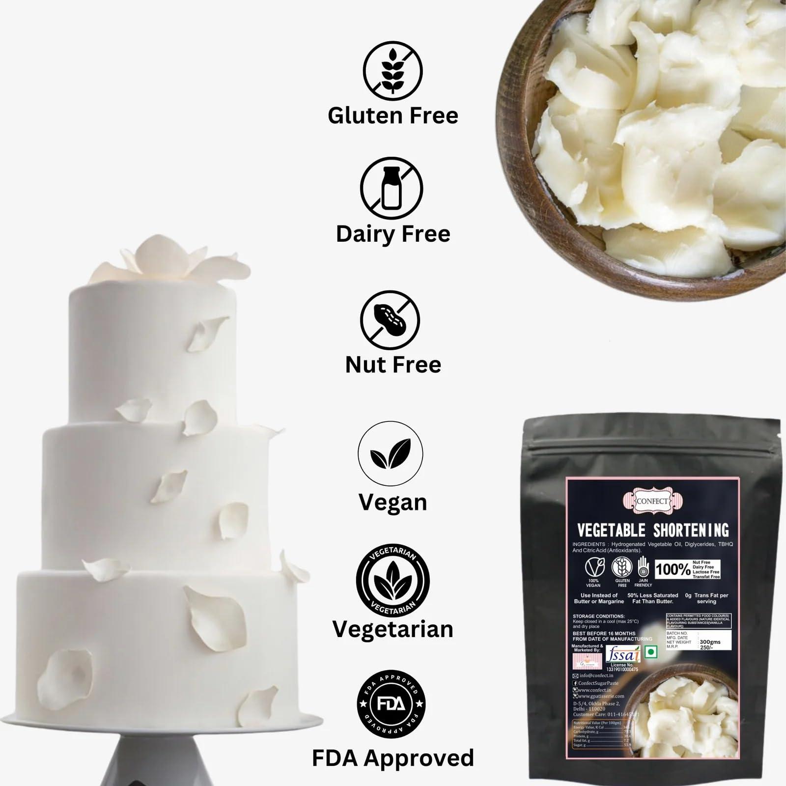 Confect Confect Vegetable Shortening,0.4 Kilograms