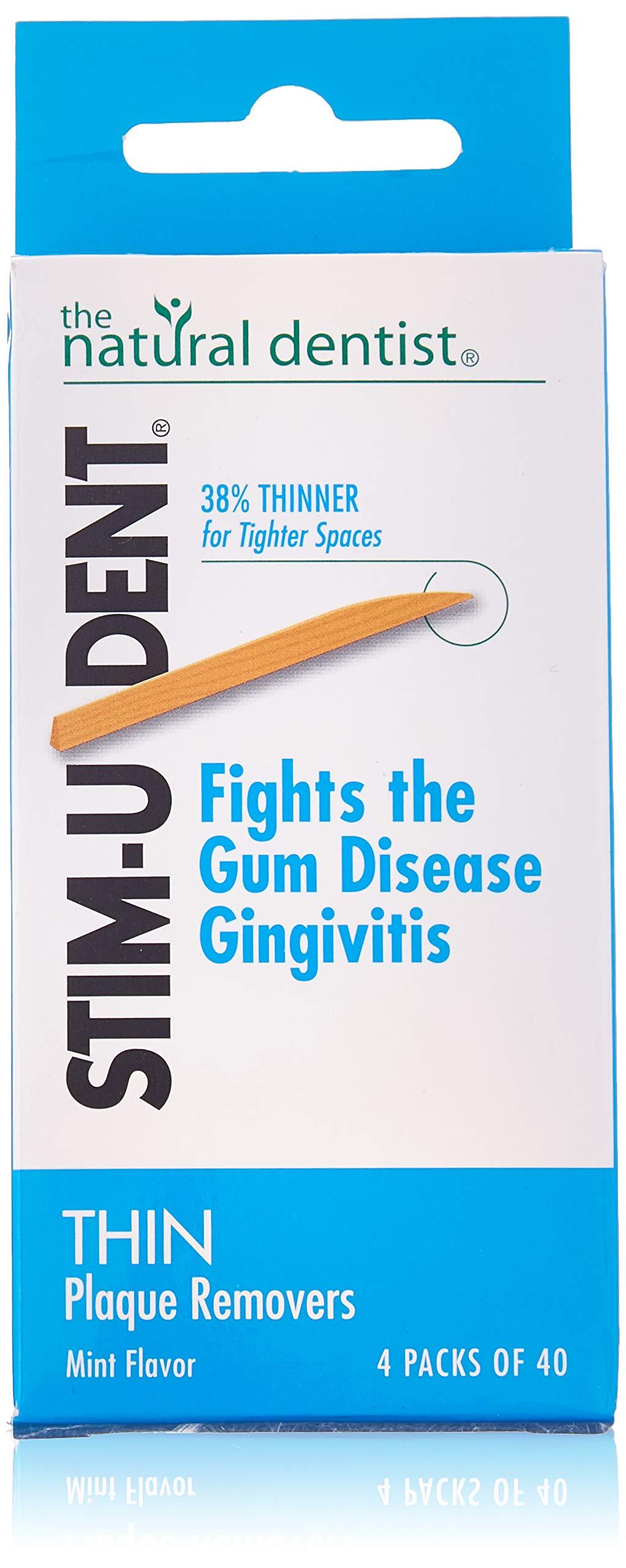 Stim-U-Dent Stim-U-Dent Plaque Removers Thin Mint 160 Each (Pack of 3)