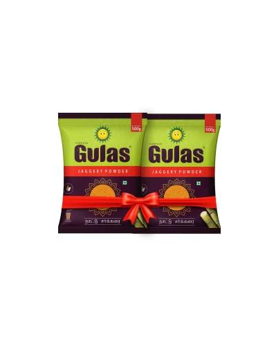 Sunraja Gulas Sunraja Gulas Jaggery Powder Pouch Combo Set of 2, 500 G - Total 1KG (2)