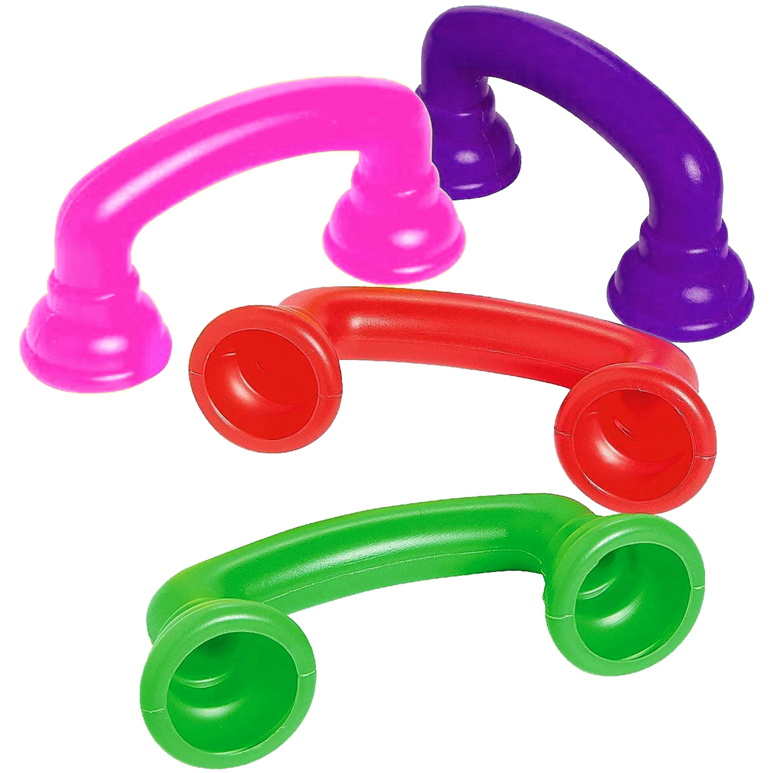 4E\'s Novelty 4E\'s Novelty Whisper Phones for Reading [4 Pack] Auditory Feedback, Hear Myself Sound Phone - Accelerate Reading Fluency, Comprehension & Pronunciation - Speech Therapy Materials Toys