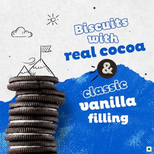 Oreo Oreo Cadbury Vanilla Flavour Crme Sandwich Biscuit, Pack Of 4 X 288.75 Gram Family Pack