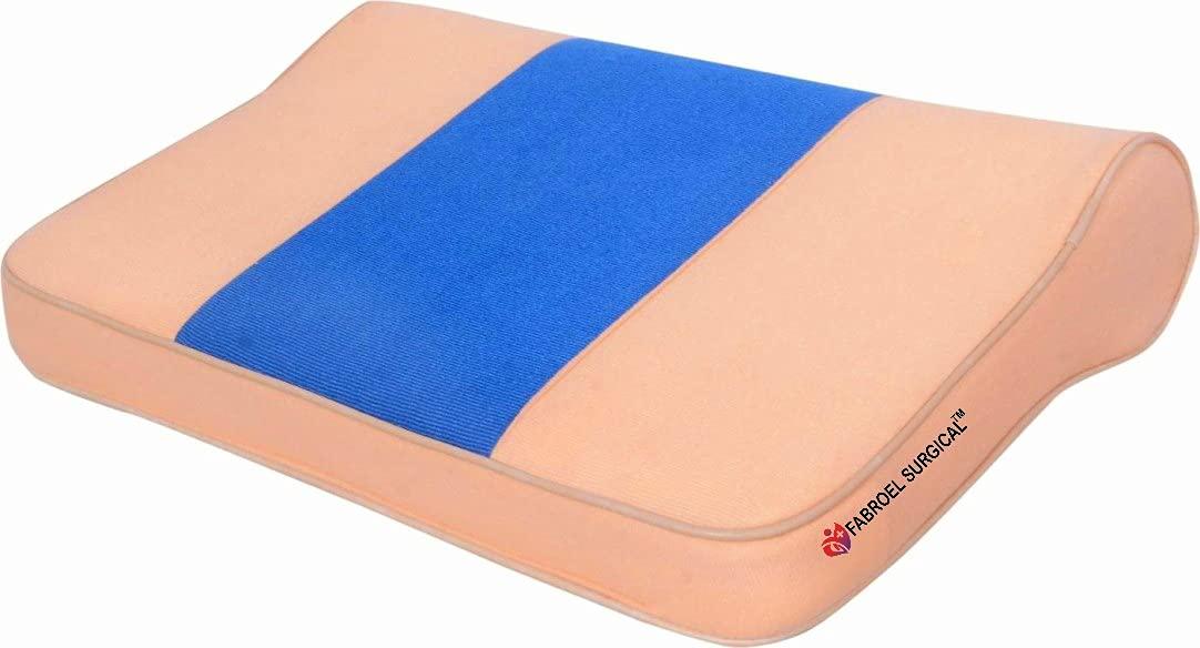 FABROEL SURGICAL FABROEL SURGICAL® Cervical Pillow spondylosis Neck Pain Support Neck Support (Brown) For Senior Citizen Men Women