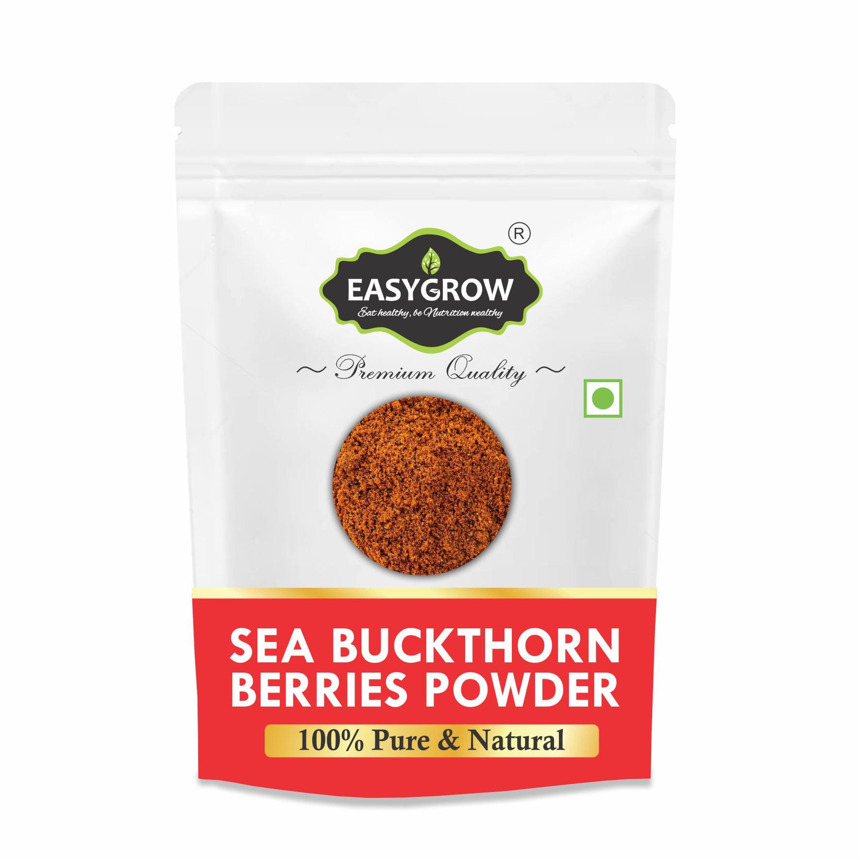 Easygrow Easygrow Sea Buckthorn Berries Powder | Dry Sea Buckthorn Berries Powder | - (200 GM)