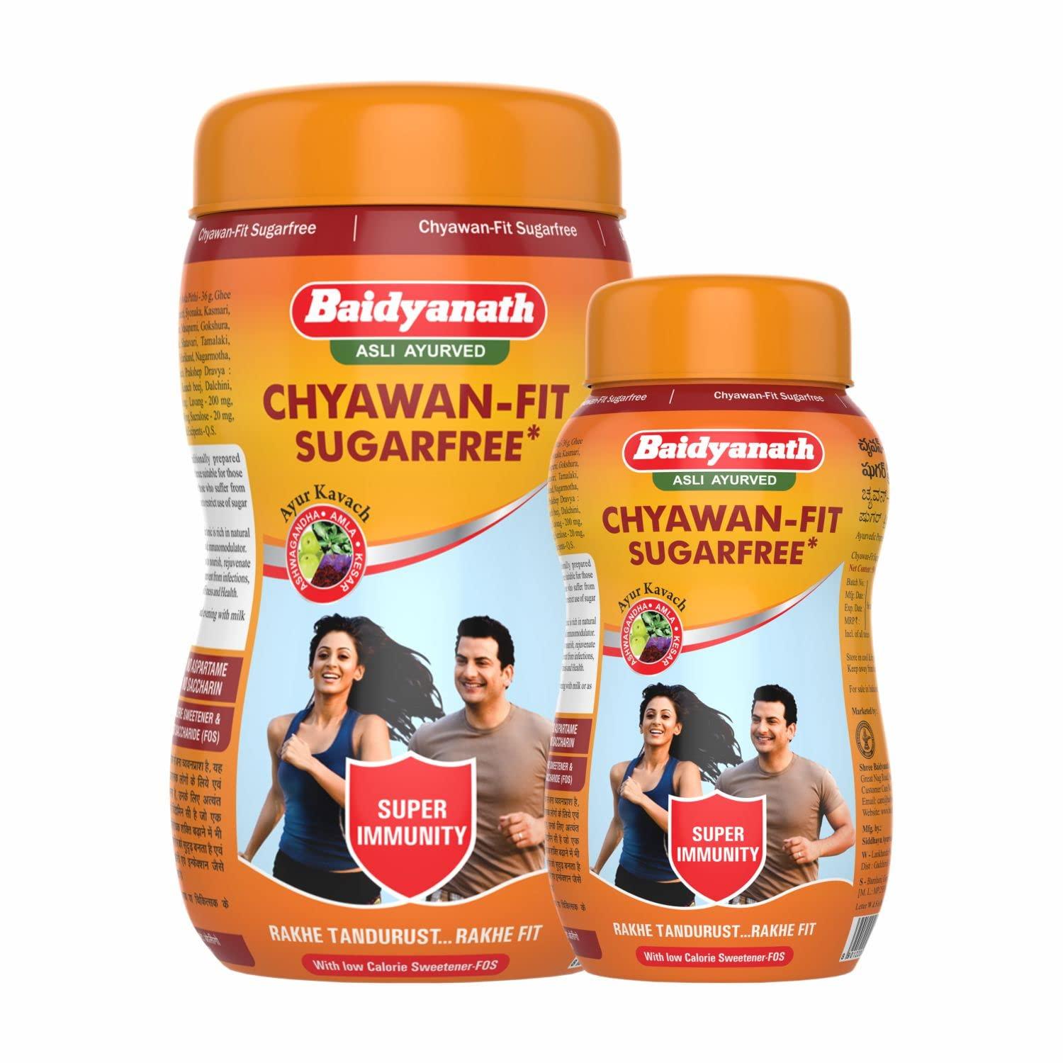 Baidyanath Baidyanath Asli Ayurved Chawan-Fit Sugar Free Chyawanprash, Immunity Booster - 1.5 Kg (Combo Pack)