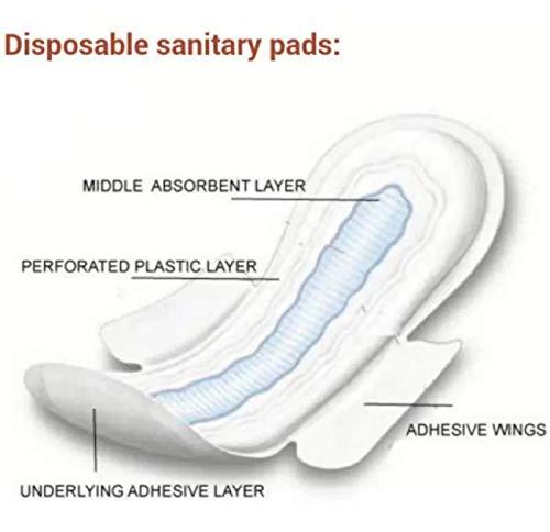 Zuvairiya Zuvairiya Extra Care Maxi Sanitary Pads Day Night protection 320 MM XXL Wings (80 Pads)