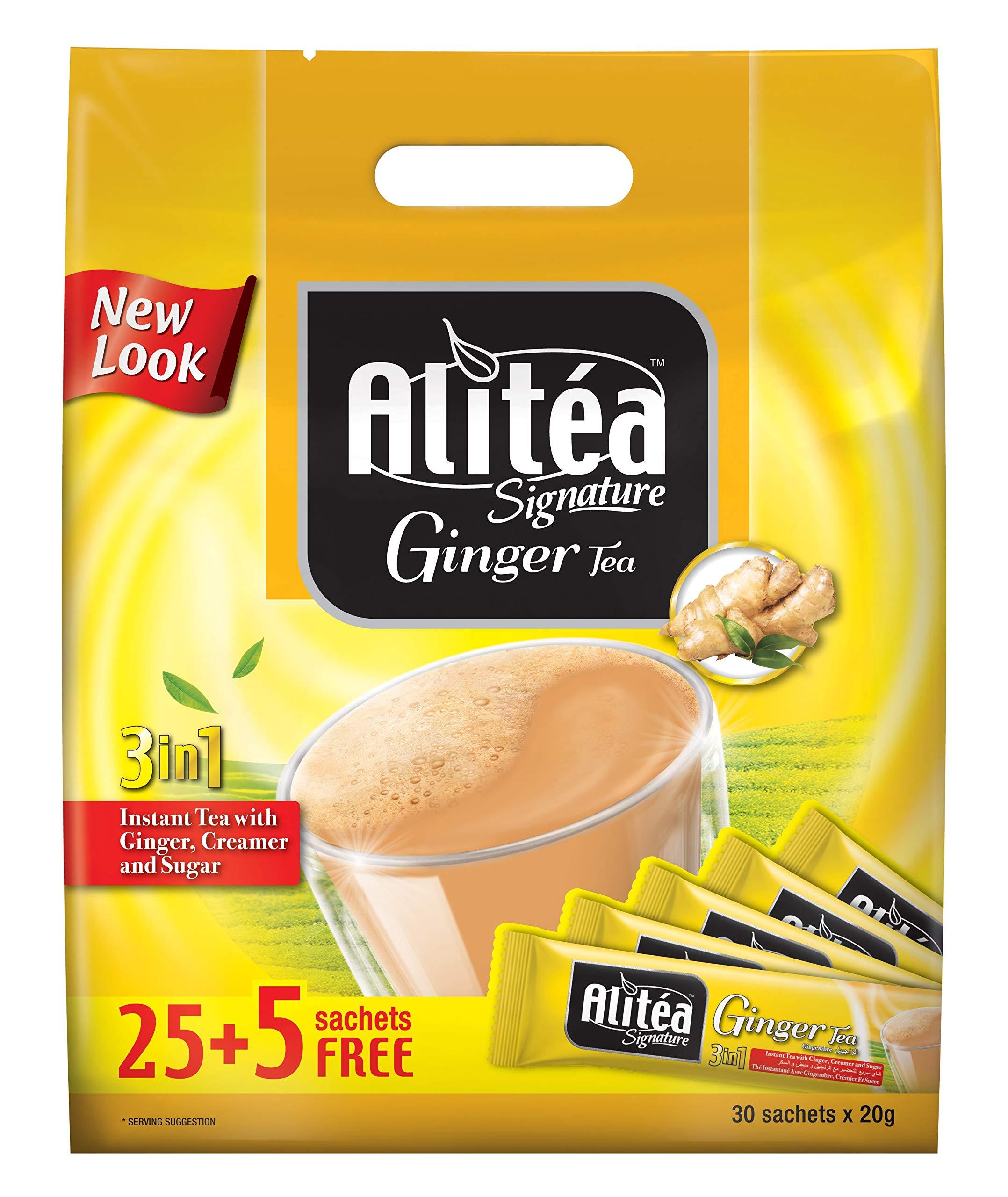 Alitea Alitea Signature Ginger Premix Instant Tea 3 in 1, (30 Sachets x 20gms)- 600gms