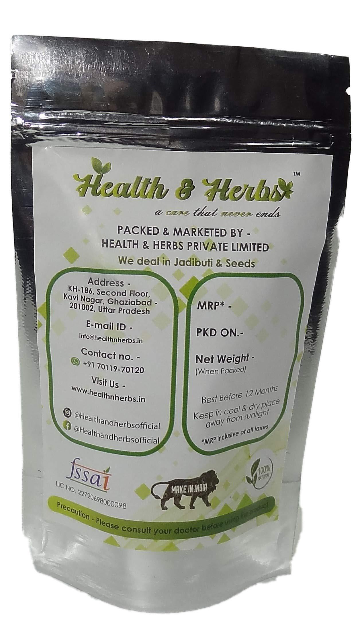 Health & Herbs HEALTH & HERBS Ashwagandha - Withania Somnifera- Asgandh- Asgandh Nagori (100g)