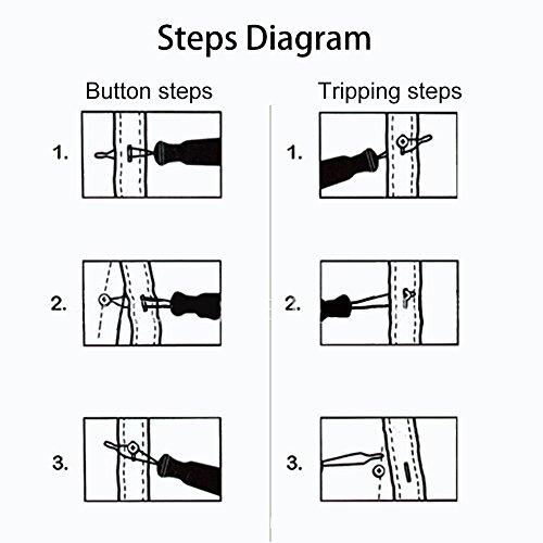 Liujaos Non-Slip Button Assist Tool Durable Button Helper, Zipper Pull Helper Zipper Helper, Seniors Disabled for Arthritis Sufferers for Joint Pain Sufferers