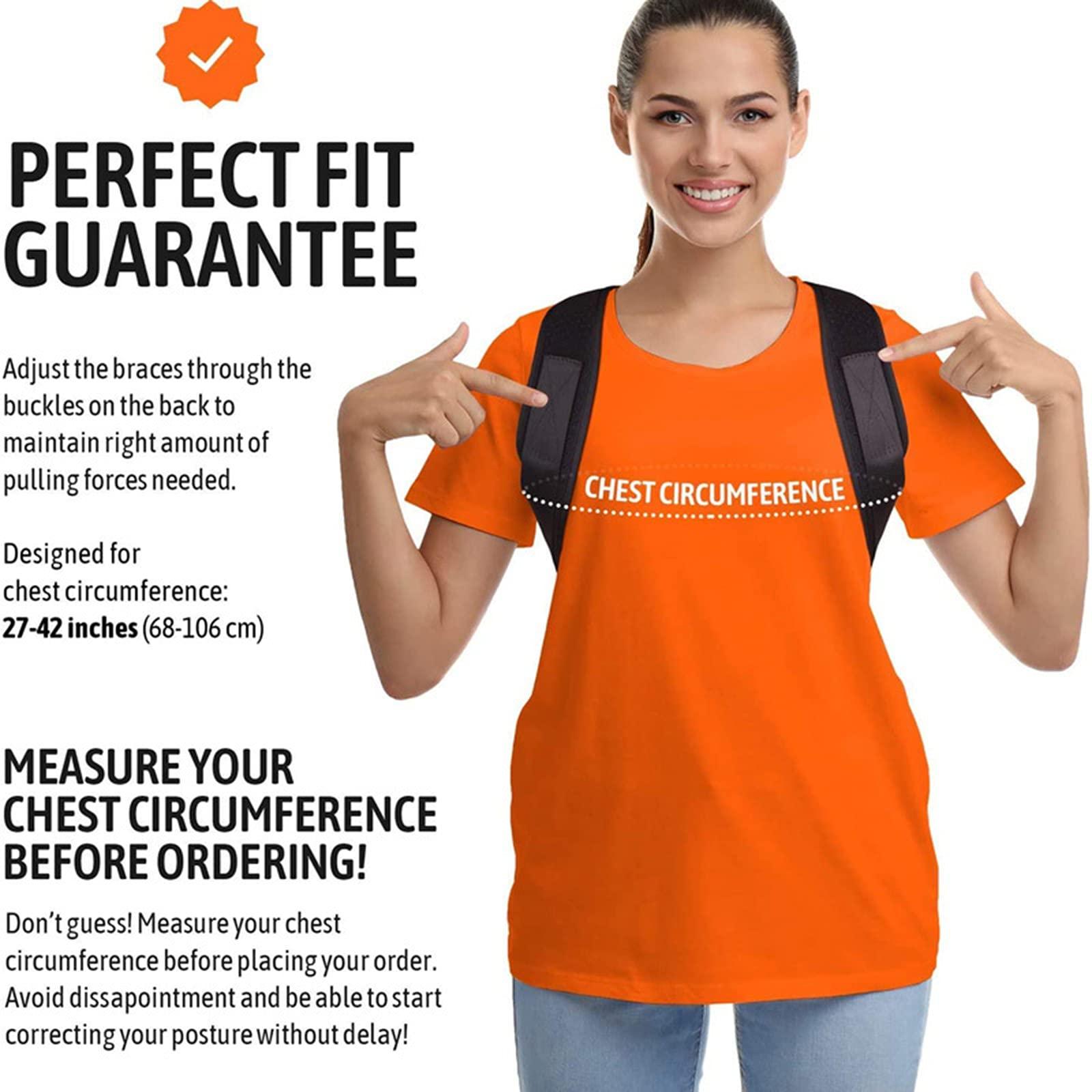 Homgee Homgee Posture Rector Round Shoulder Rection Port Ba Brace Adjustable for Woman & Man Posture Rection Bla