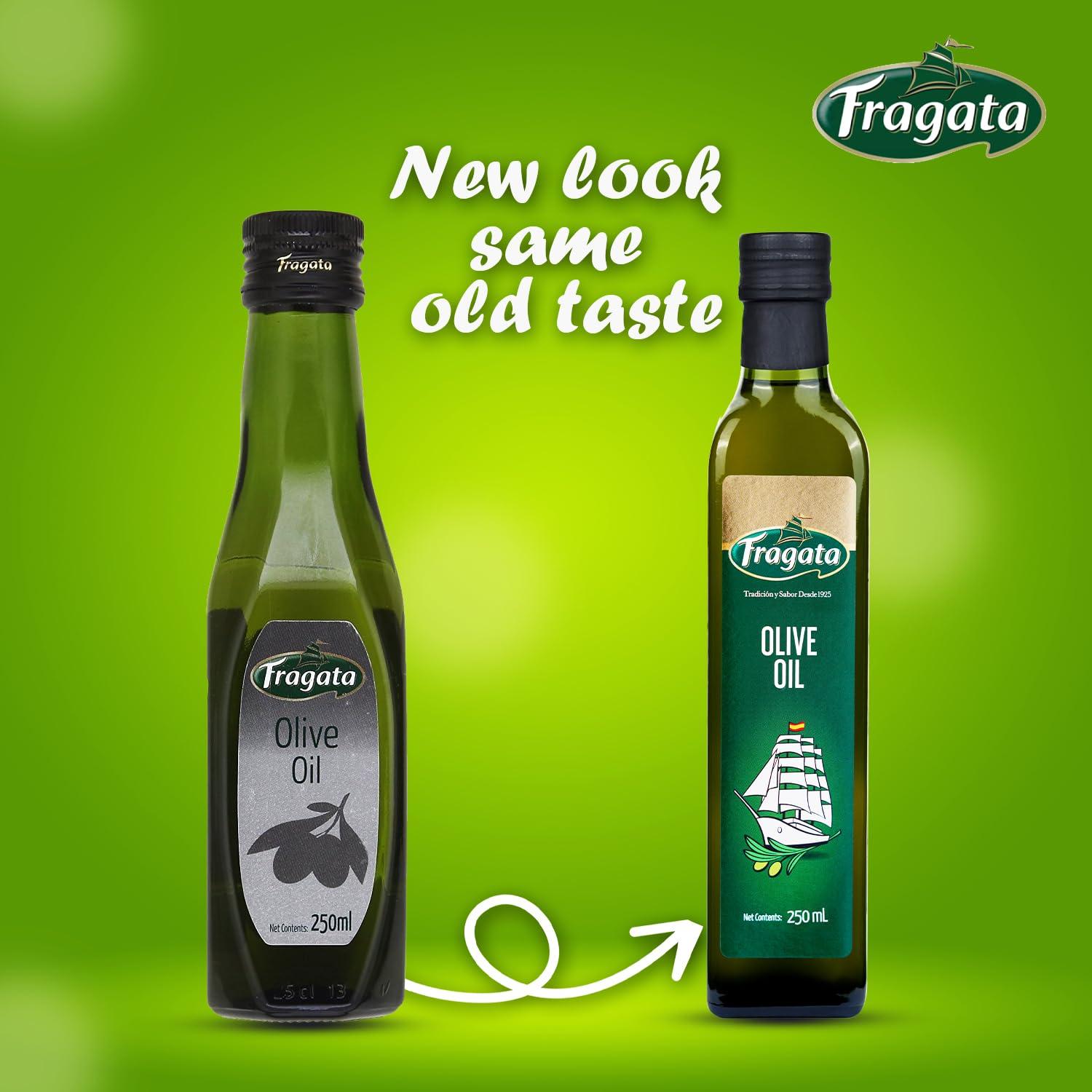 Fragata Fragata Naturally Pure Olive Oil Glass Bottle, 250 ml