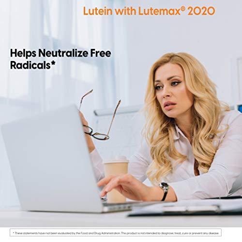 Doctor\'s BEST Doctors Best Lutein Featuring Lutemax and Meso-Zeaxanthin Supplement 20 mg (Support Visual Function) - 60 Softgels