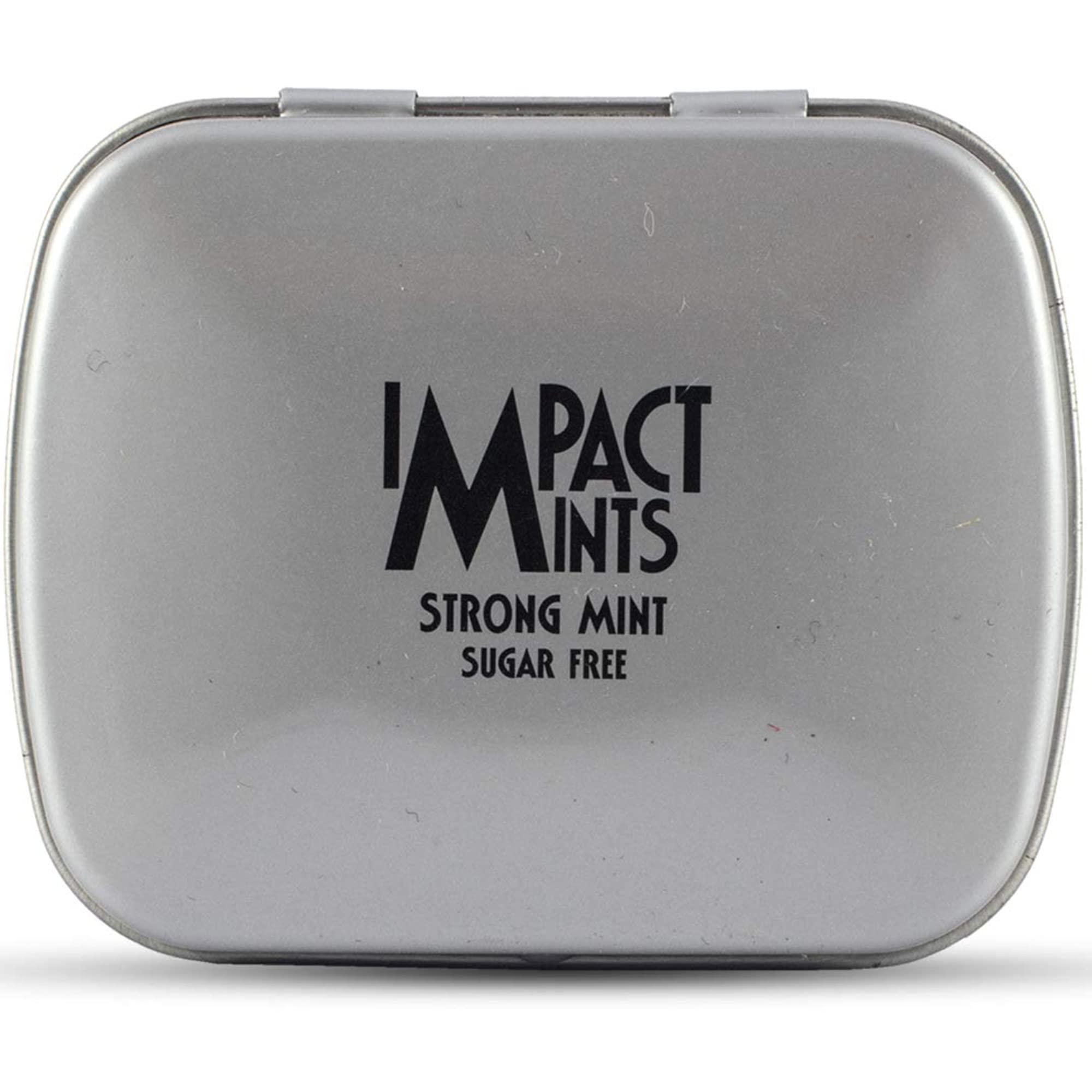 Impact Products Impact Sugar Free Mints- Strong Mint, 14g & Impact Mints Sugar Free Mints Honey Melon 14g, 14 g