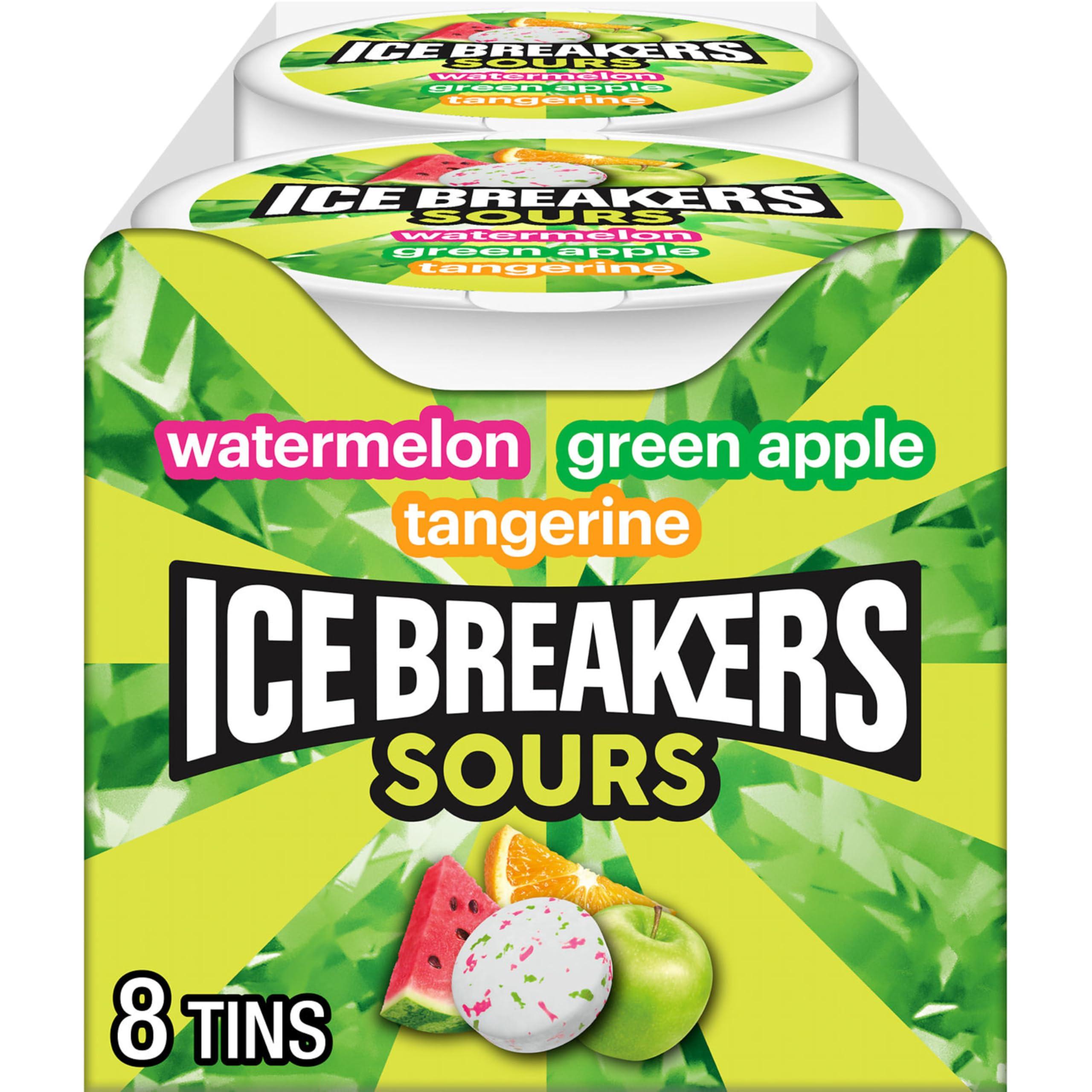 Ice Breakers Ice Breakers Sours Sugarfree Mints, 42 g