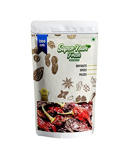 Super Nutri Fresh Super Nutri Fresh Dry Kashmiri Chilli Whole (Stemless ) 200gm