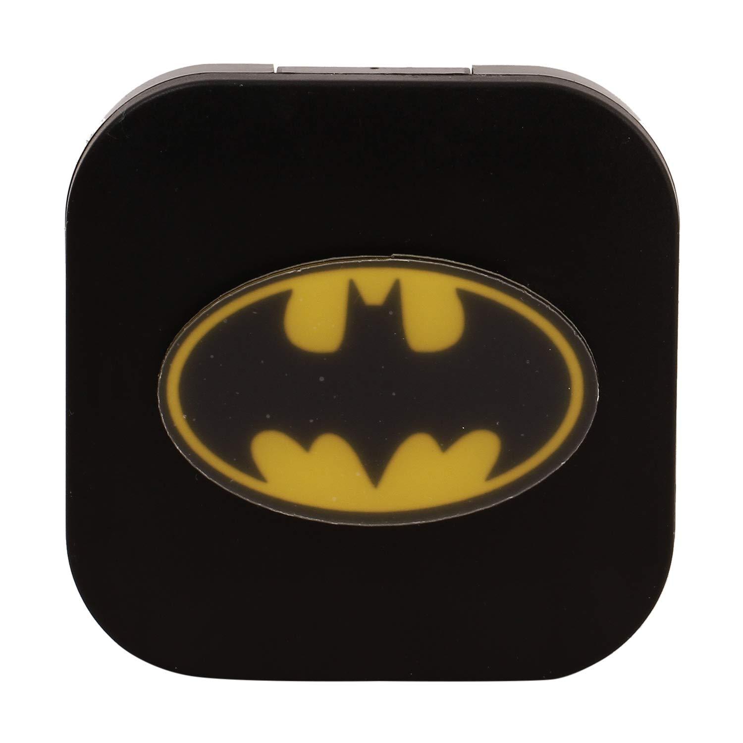 modisch modisch Batman Contact Lens Case with Mirror, Hard Plastic Assorted Compact Contact Lens Case/Tray (1 Pc/Box)(1 Pc/Box)