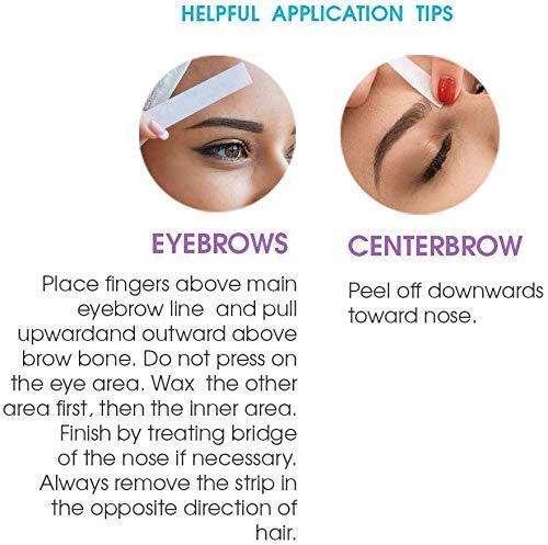 SURGI WAX Surgi Wax Eyebrow Ready To Use Wax Strips 28 Strips, 2 Pack