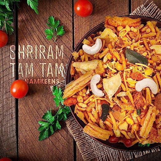 SHRIRAM TAMTAMWALA SHRIRAM TAMTAMWALA (Original) Delicious Tamtam Regular Mixture Vadodara Tamtam Mix Namkeen 250gm (Pack Of - 2)