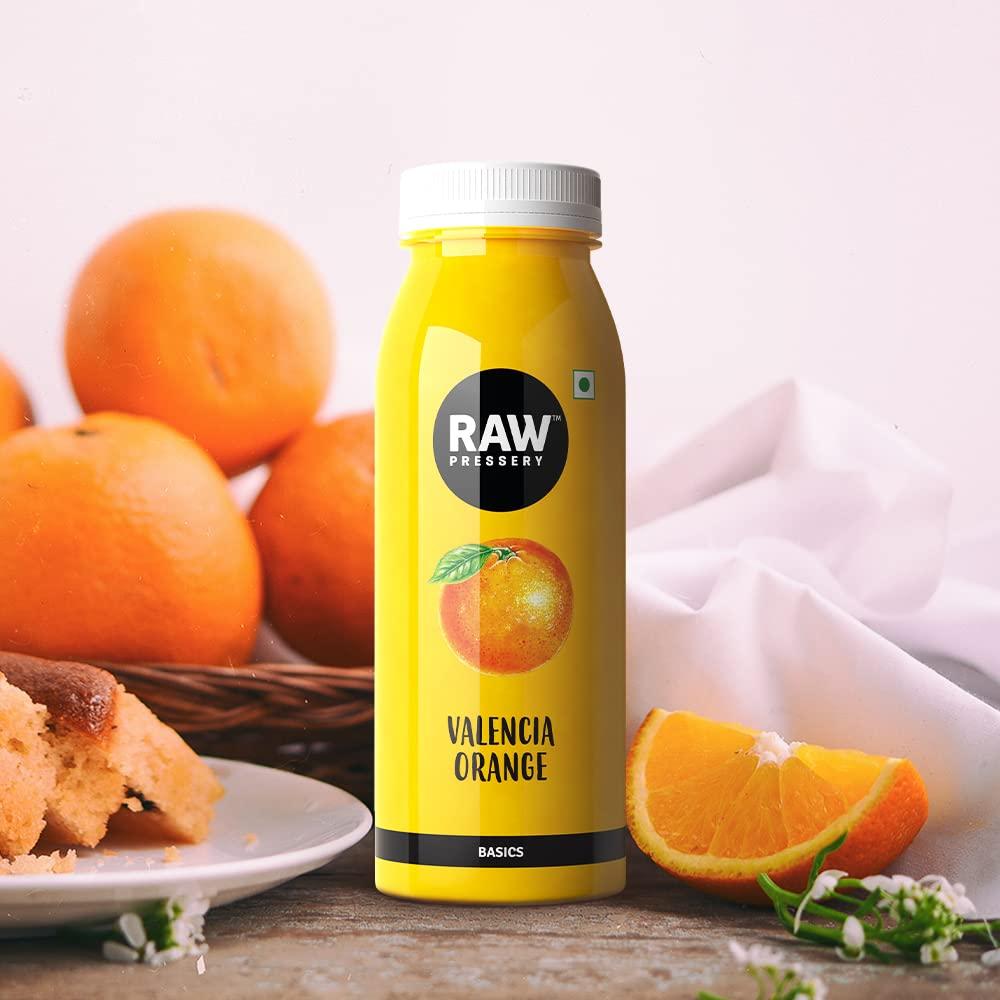 Raw Pressery Raw Pressery Valencia Orange Juice (12 x 250ml) Rich in Vitamin C, Natural Energizer & Immunity Booster, Healthy Juice, No Added Sugar