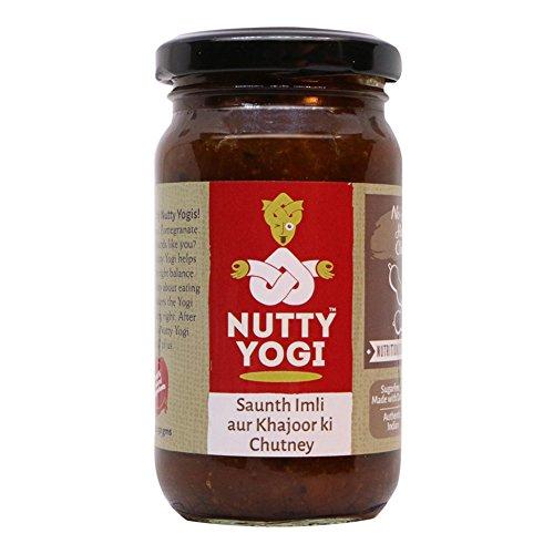 NUTTY YOGI Nutty Yogi Saunth Imli Khajur Chutney | 250 gm | IMLI Chutney | Sweet Tamarind Chutney with Jaggery | Use for Chaat Dressing |No Added Sugar | Made with Jaggery and Freshly Ground Spices