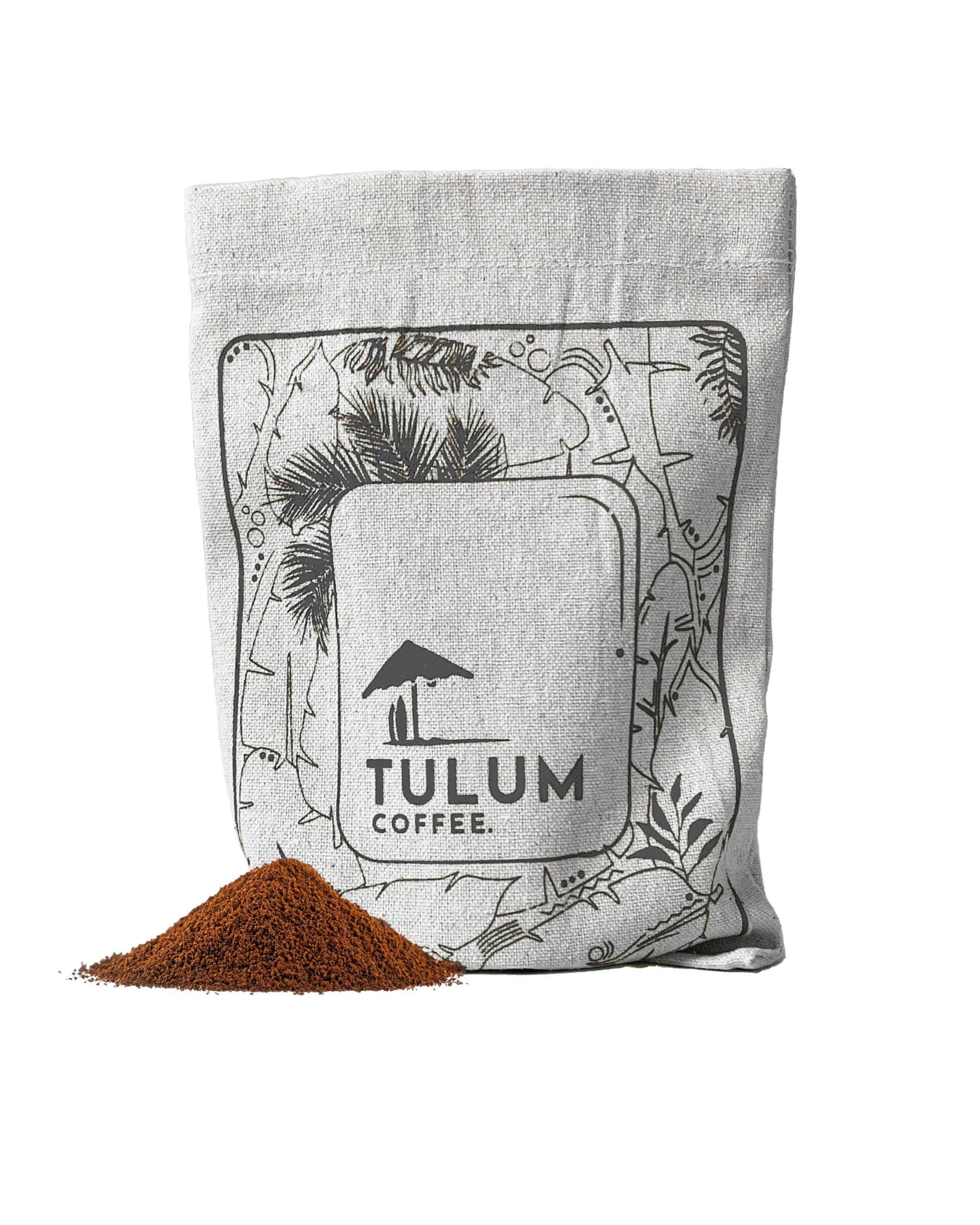 Tulum Coffee Tulum Coffee | Pulneys 100% Organic Coffee. Dark Roast, Fruity notes | Indian Coffee. - 100% Specialty Arabica - Freshly roasted (Cold Brew Grind, 250gms)
