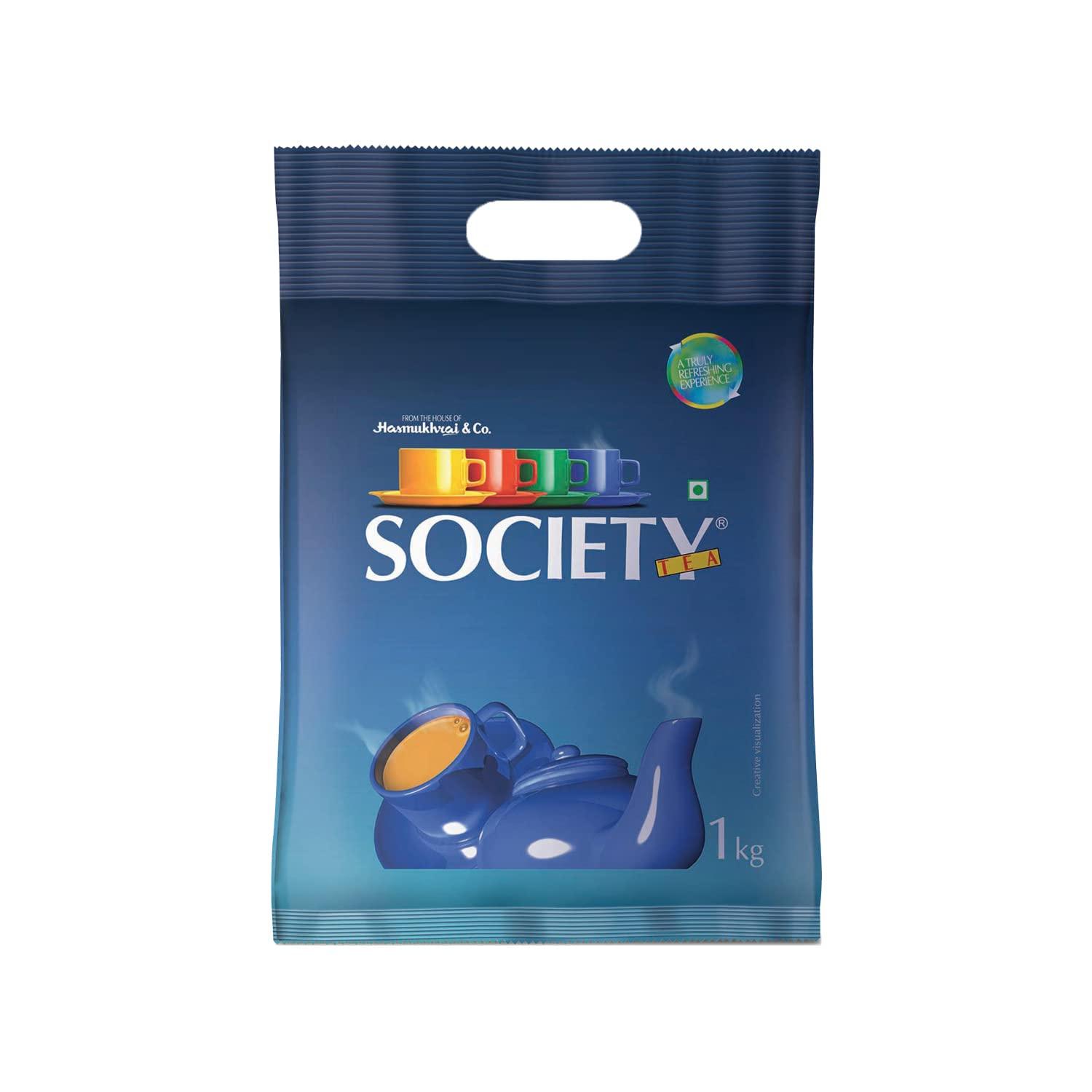 Society Tea Society Tea Leaf Tea, 1 Kg & Society Premium Green Tea 250G Jar