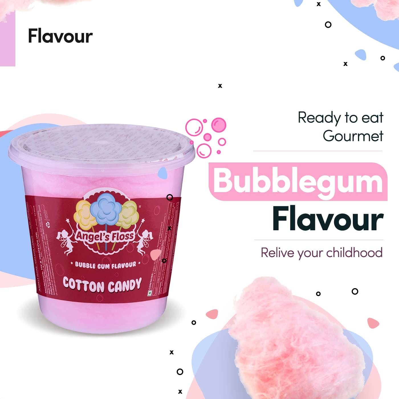Angels Floss Angels Floss Cotton Candy's/Candy Floss/Buddhi Ke Baal (Bubble Gum, Pack of 4 Units)