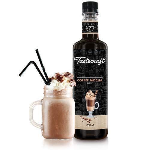 Aromatic Tastecraft Coffee Macha Flavoured Syrup for drinks milk base-750ml