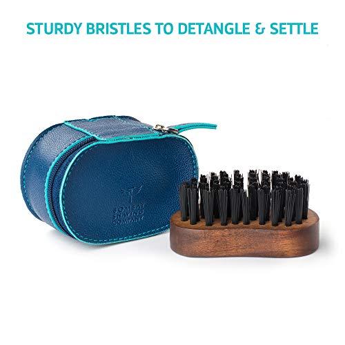 Bombay Shaving Company Bombay Shaving Company Pocket Size Beard Brush & Bombay Shaving Company Transparent Beard Shaper Tool With Comb For Men, Home and Salon Use, Men Beard Accessories, 50 g