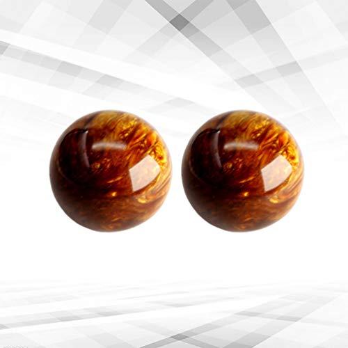 EXCEART Exceart 2Pcs Baoding Balls No Chime Chinese Stress Balls Chinese Medicine Balls Hand Therapy Exercise Ball Fitness Ball for Man Woman