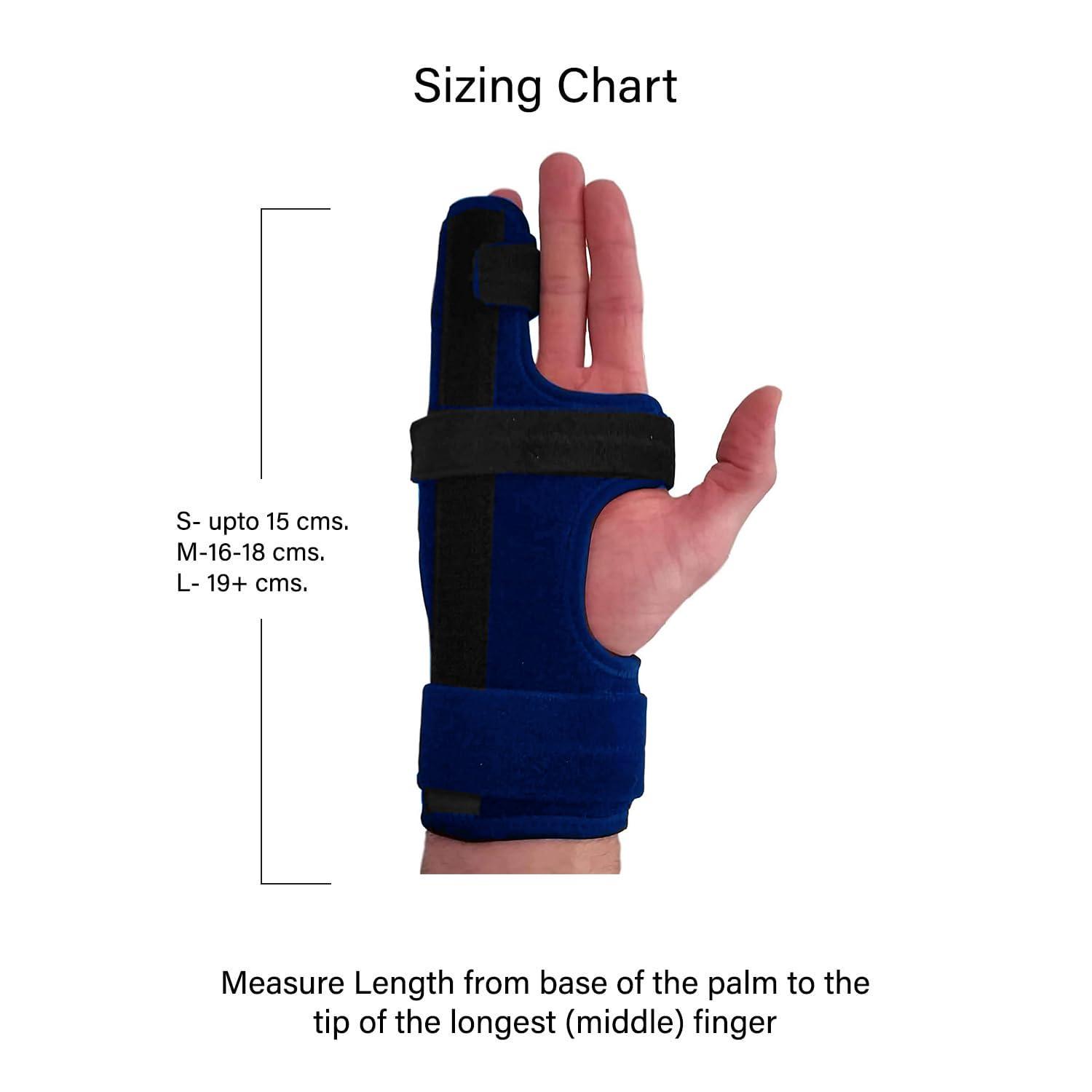 soulvinee soulvinee Boxer Finger Splint - Metacarpal Finger Splint Right Removable Splint for Boxers Fracture - Little and Ring Finger Protection - Fits Left or Right Hand Brace (M)