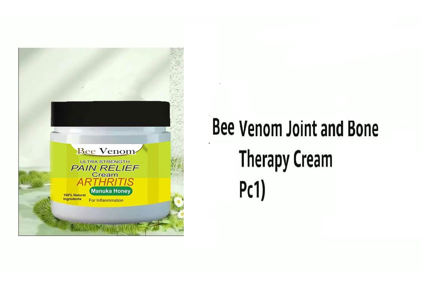 Oilanic Joint Therapy Cream with Bee Venom Ultra-Strong Pain Relief Cream for Men & Women 100 Grams Pack of (3)
