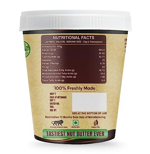 NUTLEAF Nutleaf Dark Chocolate Creamy Peanut Butter 1 Kg
