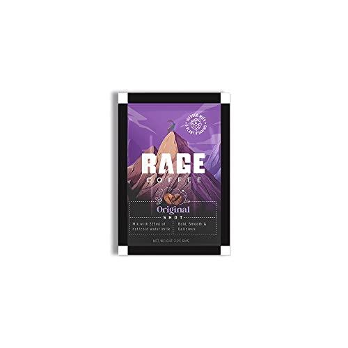 RAGE COFFEE Rage Coffee - Instant Coffee Sachets | Coffee Powder | 30 Coffee Sachets | Original Coffee Blend | 100% Arabica Coffee Beans | Black Coffee On The Go