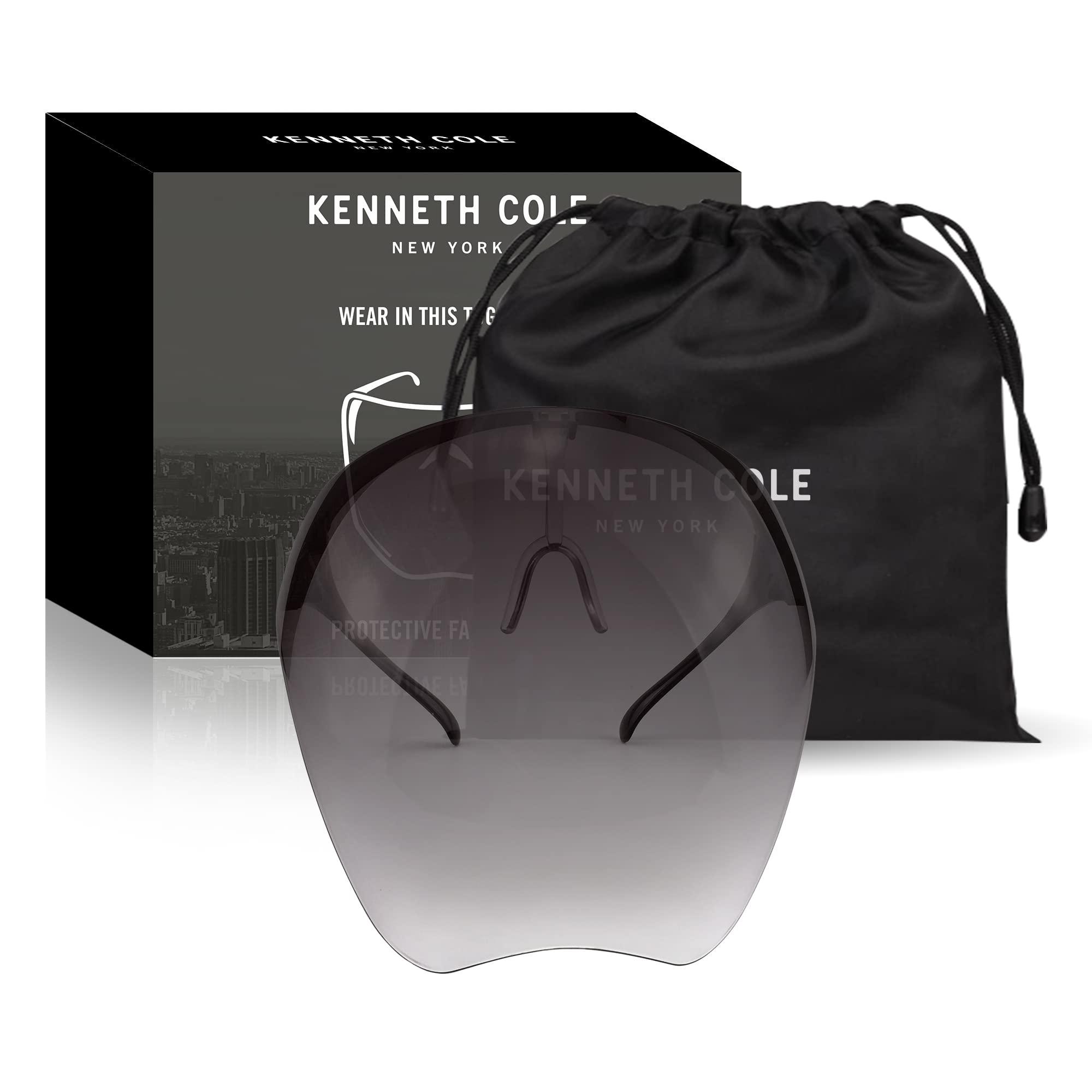 Kenneth Cole KENNETH COLE Goggle-Style Face Shield with 180 Safety Coverage: Anti-Fog Glasses and Clear Face Visor Integrated in One Design - Unisex Fashion Protective Wear for Men & Women