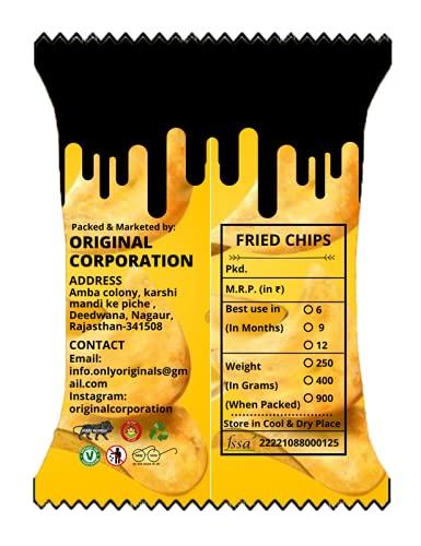 Originals Originals Spicy Fried Potato Chips | Aloo Chips ( ) | Falhri | Healthy Indian Snack | 250 grams