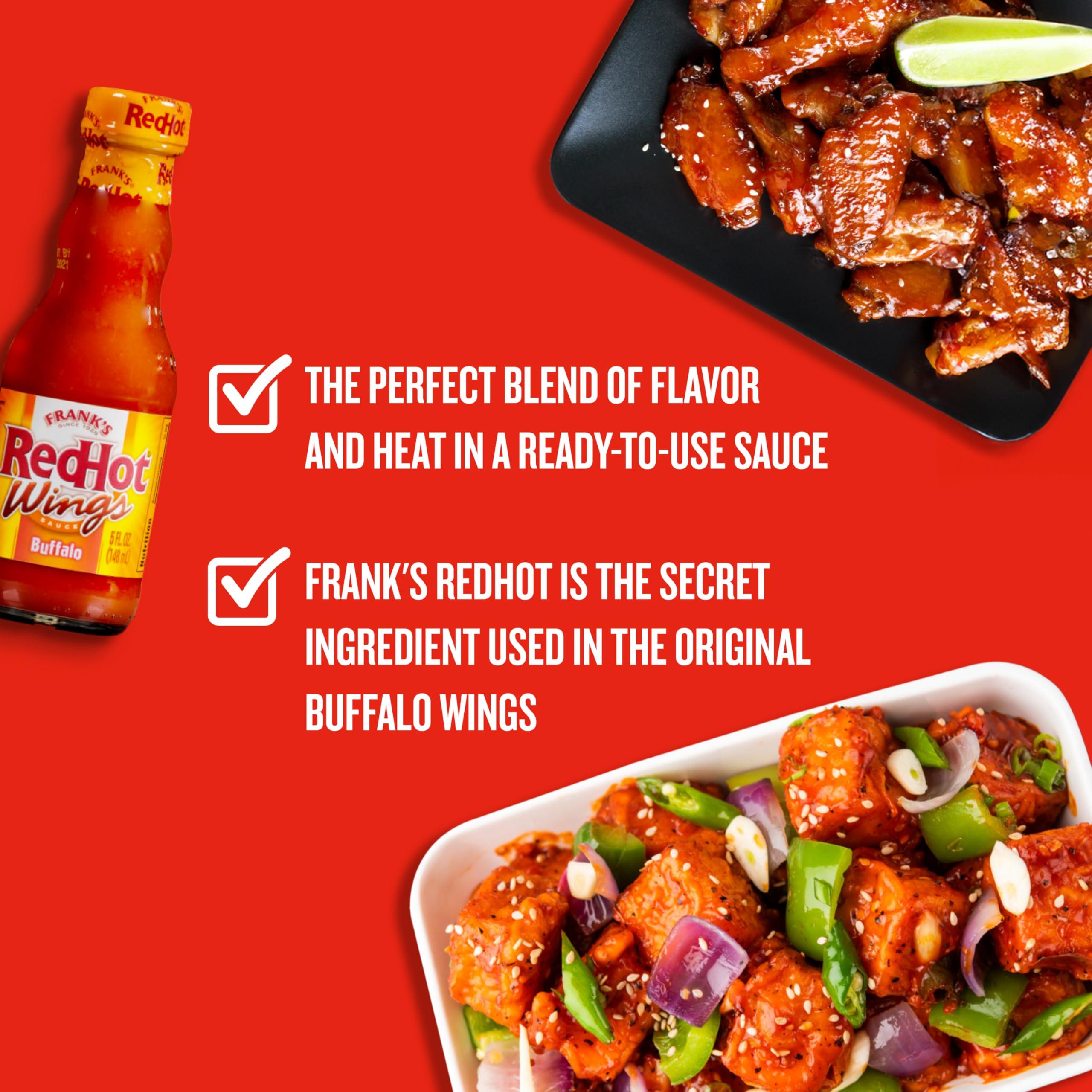 Franks Frank\'s RedHot Buffalo Wing Sauce, 5 oz / 148 ml / 148 g