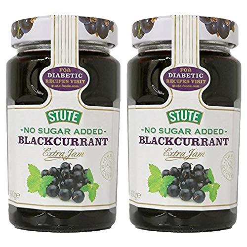 Stute Stute Blackcurrant Extra Jam, 430 g, Pack of 2