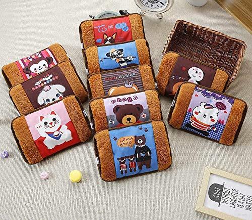 Tagve Tagve Cute Hot Water Bottle Electric Charging Bag Cartoon Hand Warmer Back Pain 220V Warming Rechargeable (Color May Vary- Pack of 2)