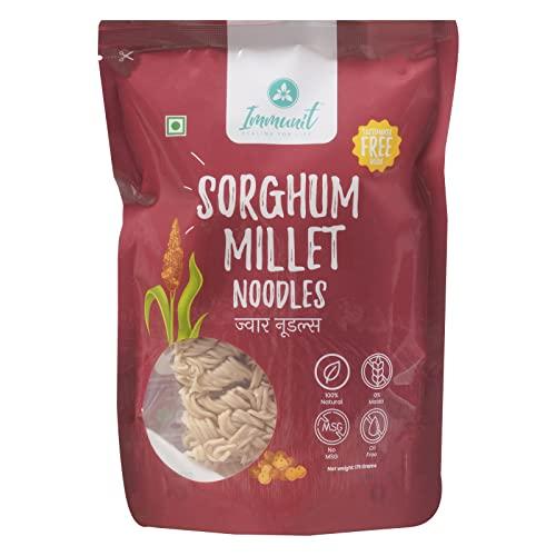 Immunit Immunit No Maida Assorted Millet Noodles, Pack of 9 (Ragi, Jowar, Little, Foxtail, Barnyard, Browntop, Kodo, Bajra, Emmer Wheat) | Vegan, Not Fried, No MSG, No Preservatives