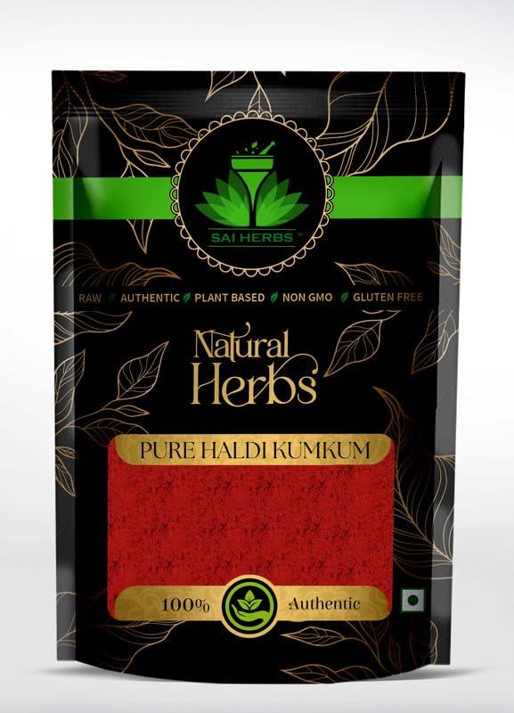 SAI HERBS SAI HERBS Haldi Kumkum - Roli - Original Puja Roli - Pure & Natural (100 Grams)