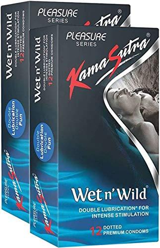 KamaSutra KamaSutra Two WET n\' WILD Condom (Set of 2, 24S)