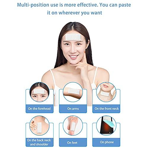 Dorakitten Dorakitten Gel Cooling Patch Professional 10PCS Nonslip Breathable Universal Versatile Forehead Cooling Strip Fast Headache for Ladies Gift