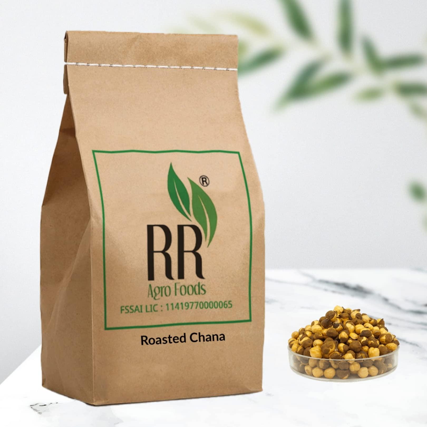 R R AGRO FOODS RR Agro Foods Roasted Chana 5 KG | Super Saver Pack | Premium Hand Sorted Bhuna Chana | High Protein Diet | Lightly Salted Pack of 1
